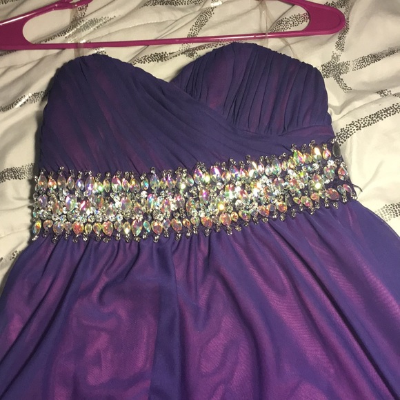 Purple homecoming dress - Picture 2 of 3